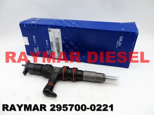 295700-0221 حاقن محرك الديزل DENSO حاقن السكك الحديدية المشتركة لمحرك HYUNDAI F 33800-52800